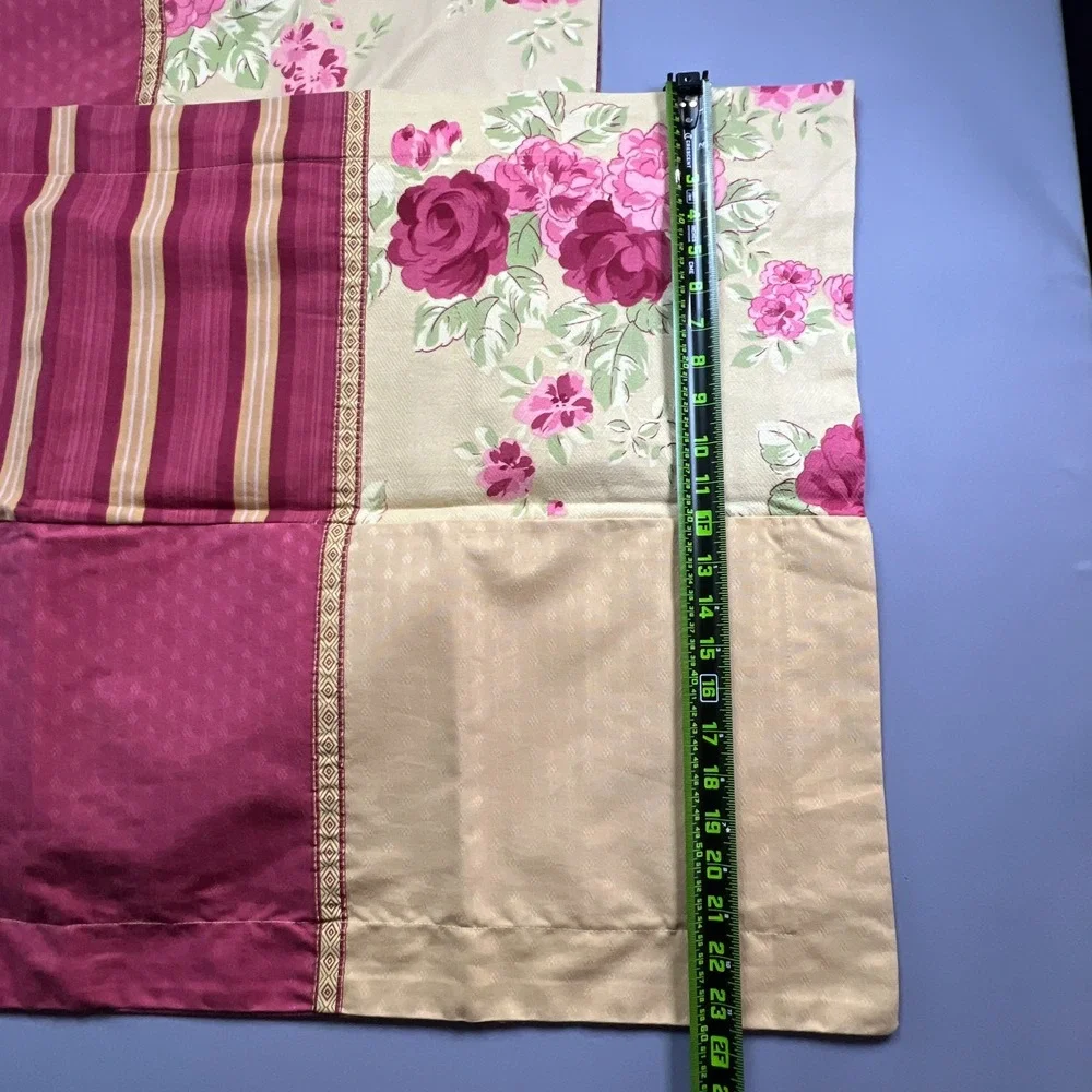 Set Of 2 Laura Ashley Miranda Patchwork Pillow Shams Multi Floral (39